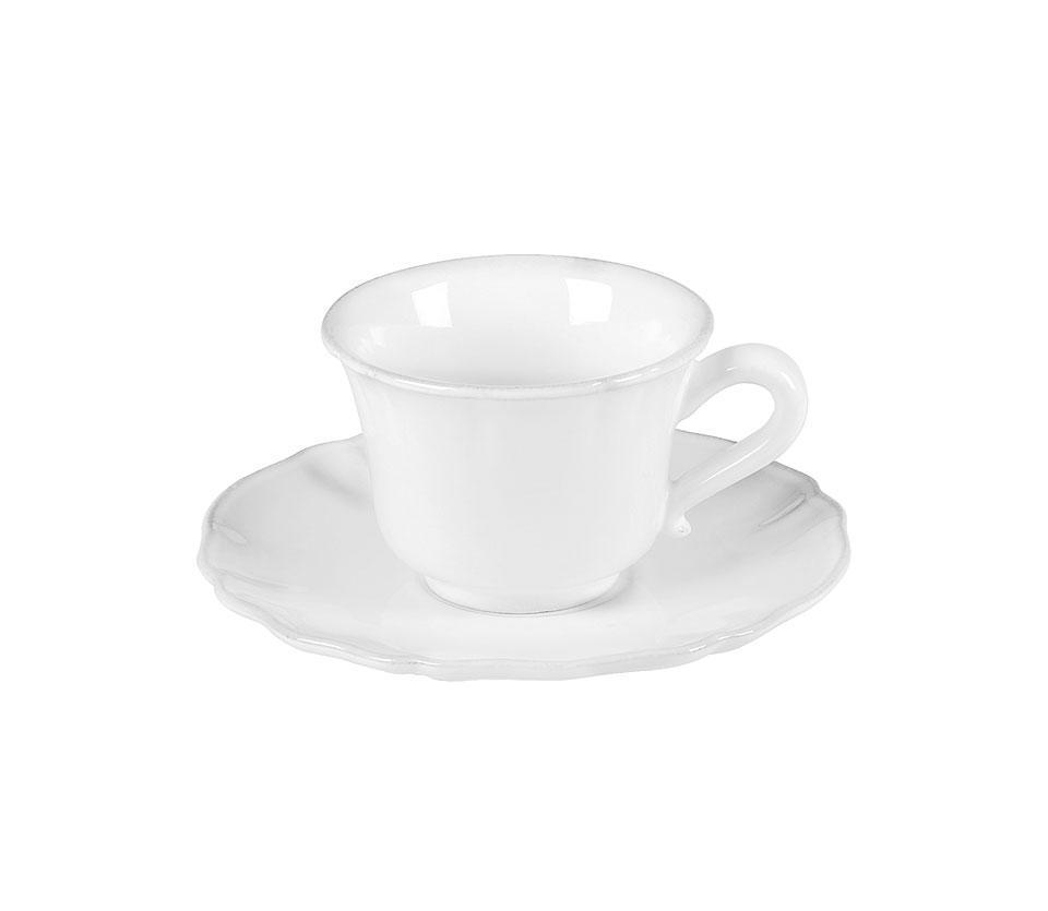 Tea Cup and Saucer 7 oz., White