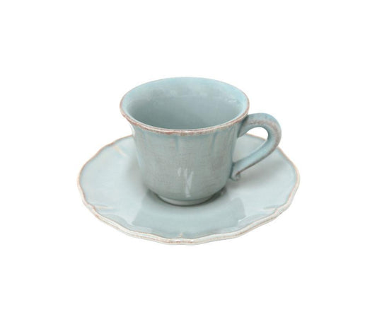 Coffee Cup and Saucer 3 oz., Turquoise