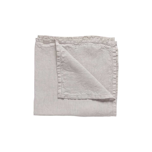 Napkin 100% LI ajour, Cloud grey