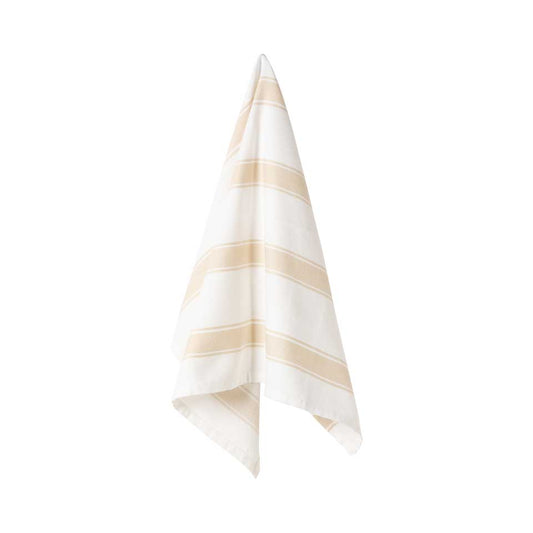 Kitchen Towel Stripes, Vanilla
