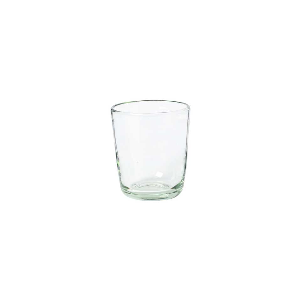 Recycled low glass tumbler, Grey