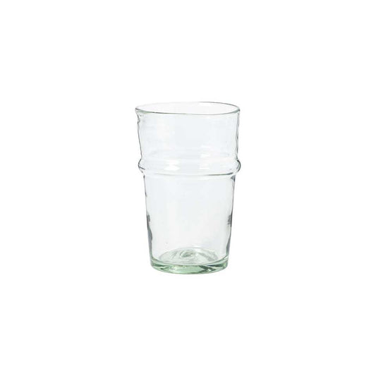 Recycled tall glass tumbler, Green