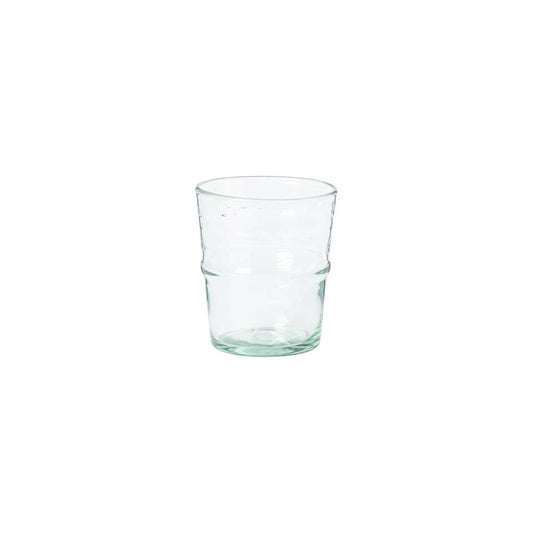 Recycled low glass tumbler, Green