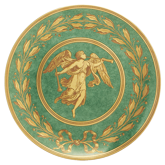 Green Luncheon Plate