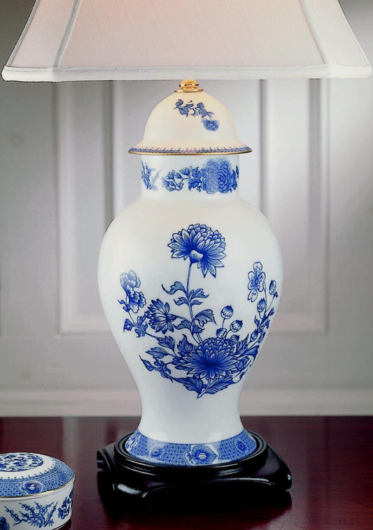 Imperial Blue Ginger Jar Lamp