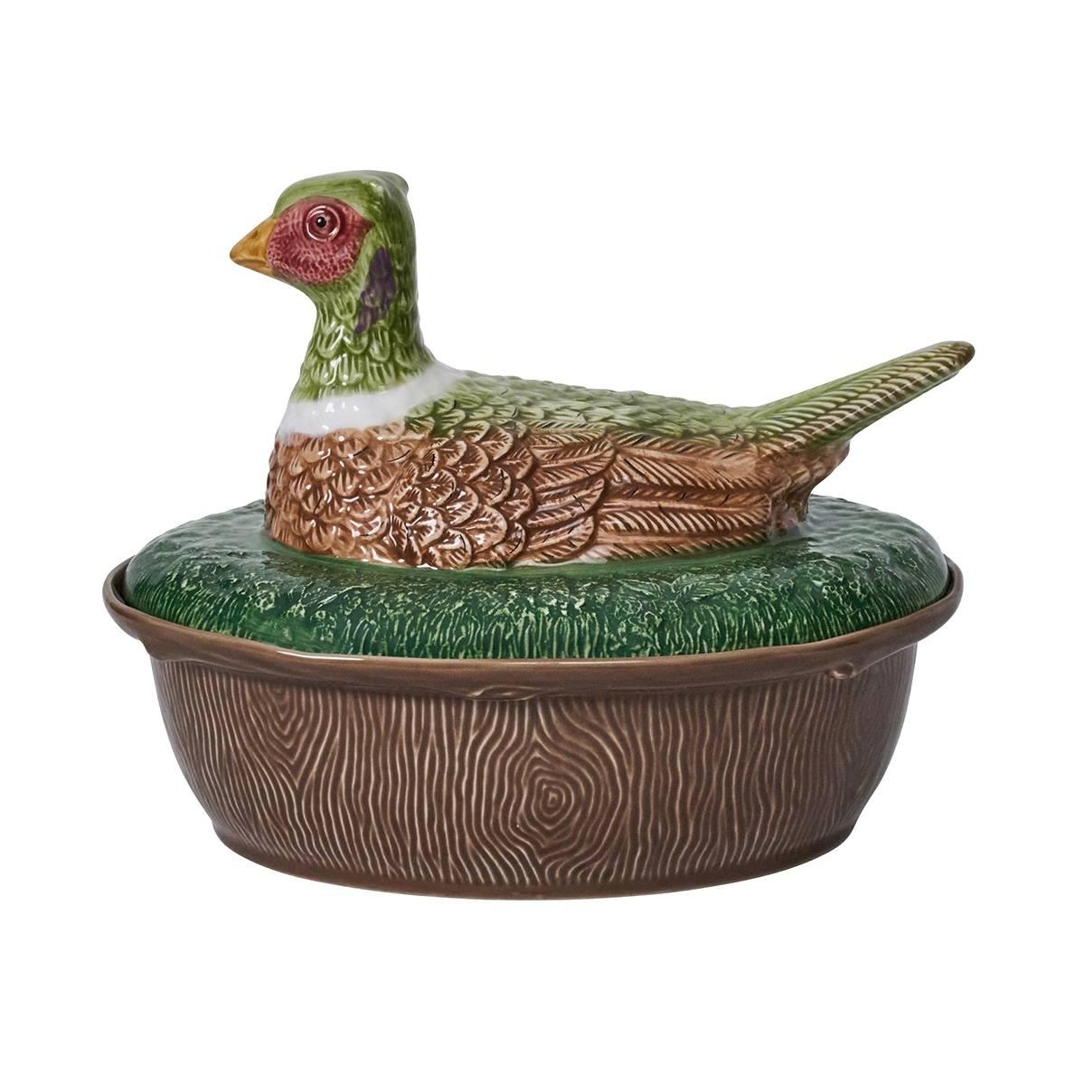 Pheasant Baker with Lid