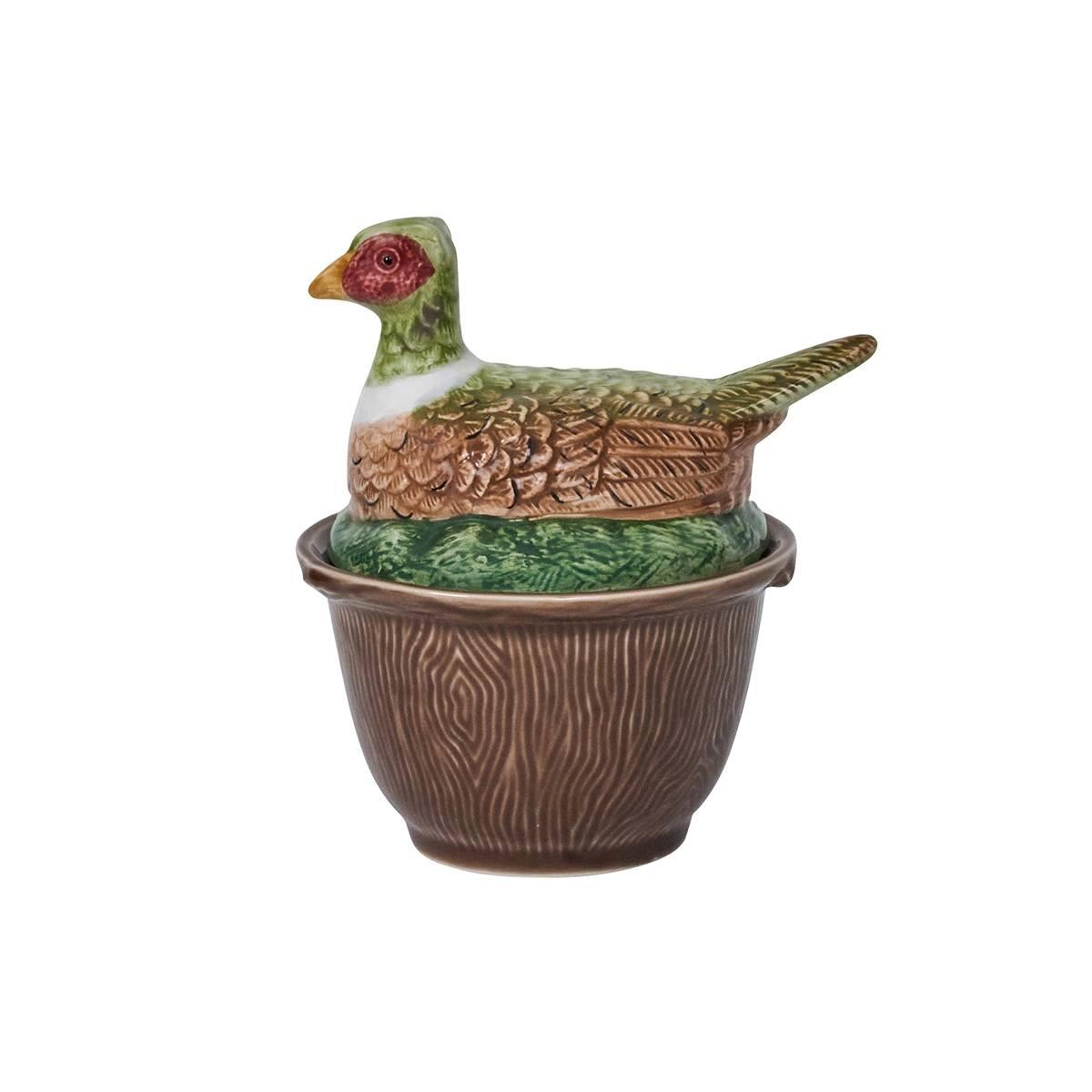 Pheasant Bowl with Lid