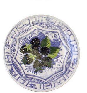 Canape Plate, Blackberry