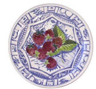 Canape Plate, Strawberry