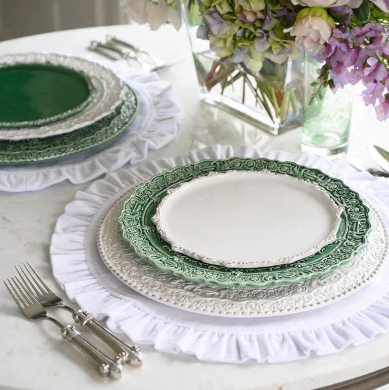 Italian Green Dinner Plate