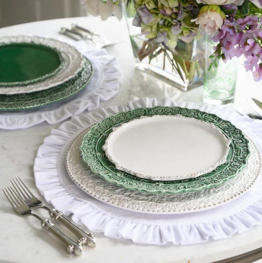 Italian Green Dinner Plate