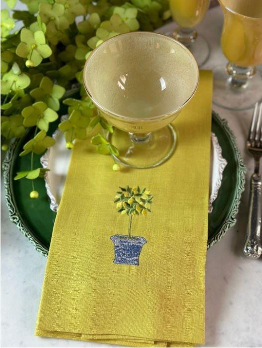 Towel, Lemon Topiary, Limoncello (Multi)