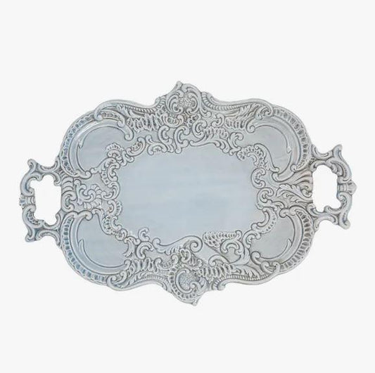Blue Baroque Tray