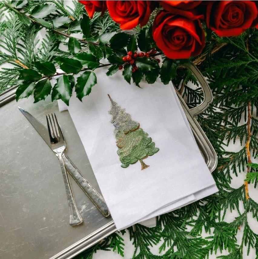 Snowy Pine Towel