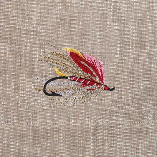 Fly Fishing Hook Towel, Soft Flax