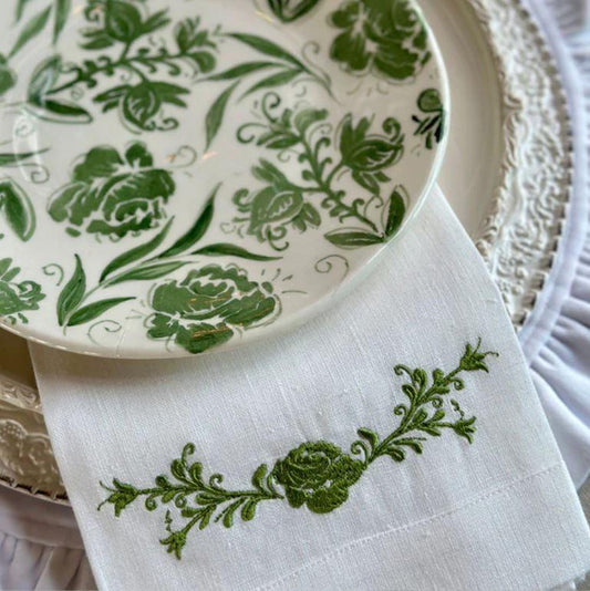 Fiore Vine Tri-Fold Napkin