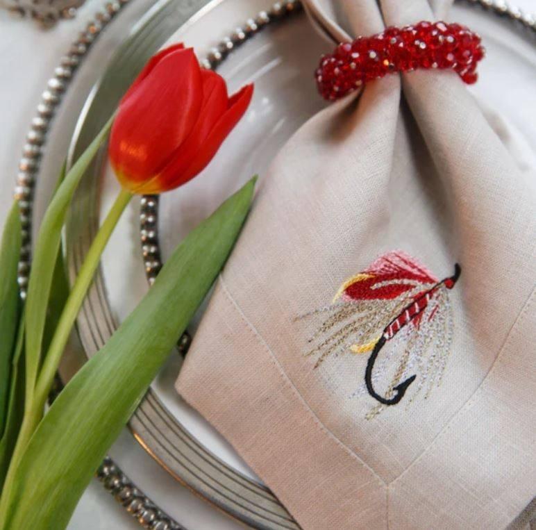 Fly Fish Hook, Soft flax