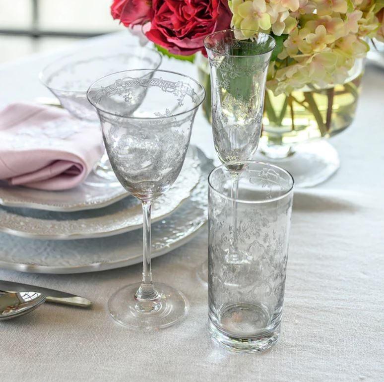 Giardino, Grey Champagne Flute