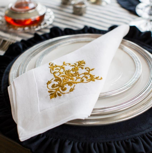 Victorian, White/Gold