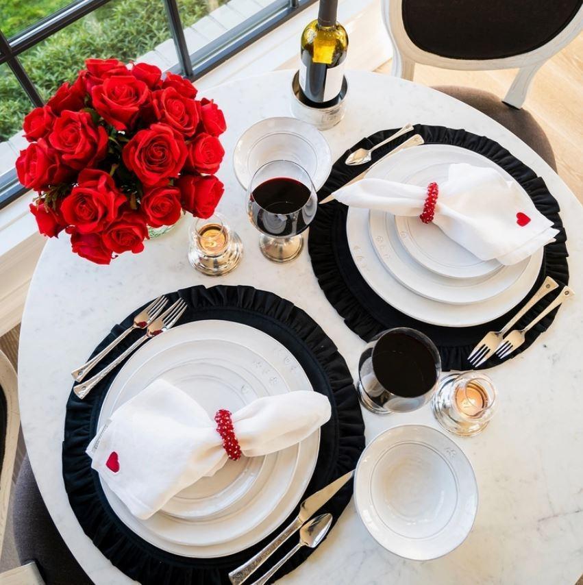 Sweet Heart Washed Linen Napkin Set