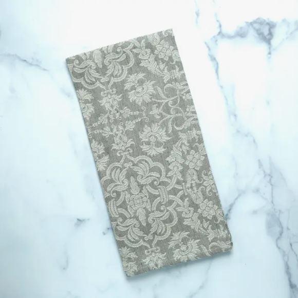 Imperial Jacquard Italian Linen, Grey