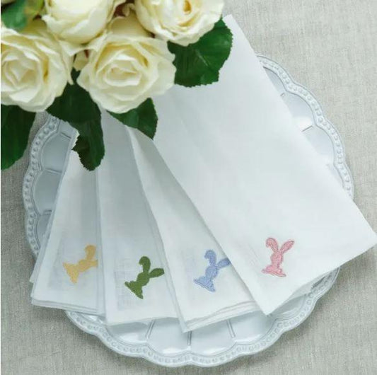 Floppy Eared Bunny Washed Linen Napkin Set