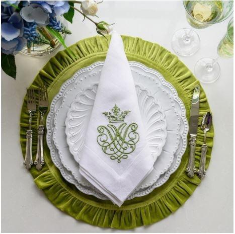 Crest, White/Green