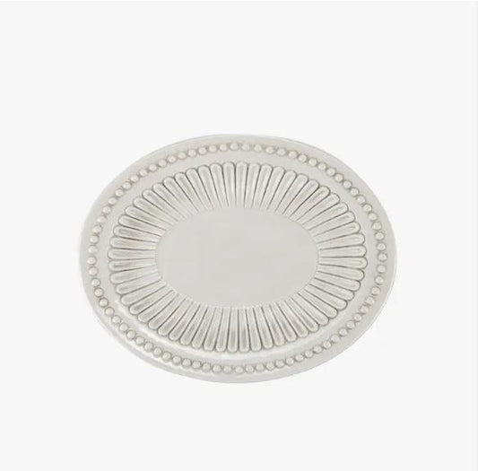 Cream Small Soup Tureen Platter