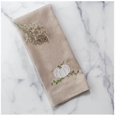Pumpkin, Soft Flax (White/Green)