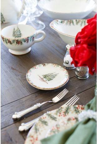 Natale Bread / Canape Plate