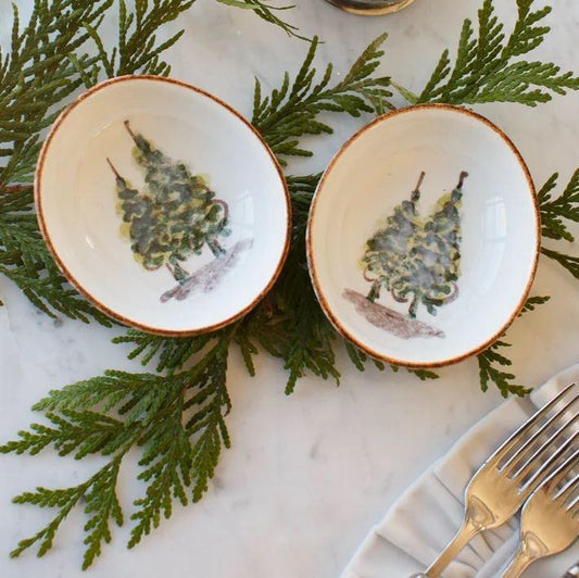 Small Oval Bowl Set of 2
