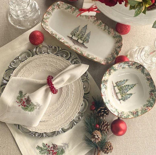 Natale Rectangular Tray
