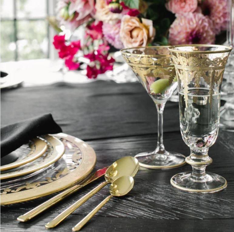 Gold Martini Glass