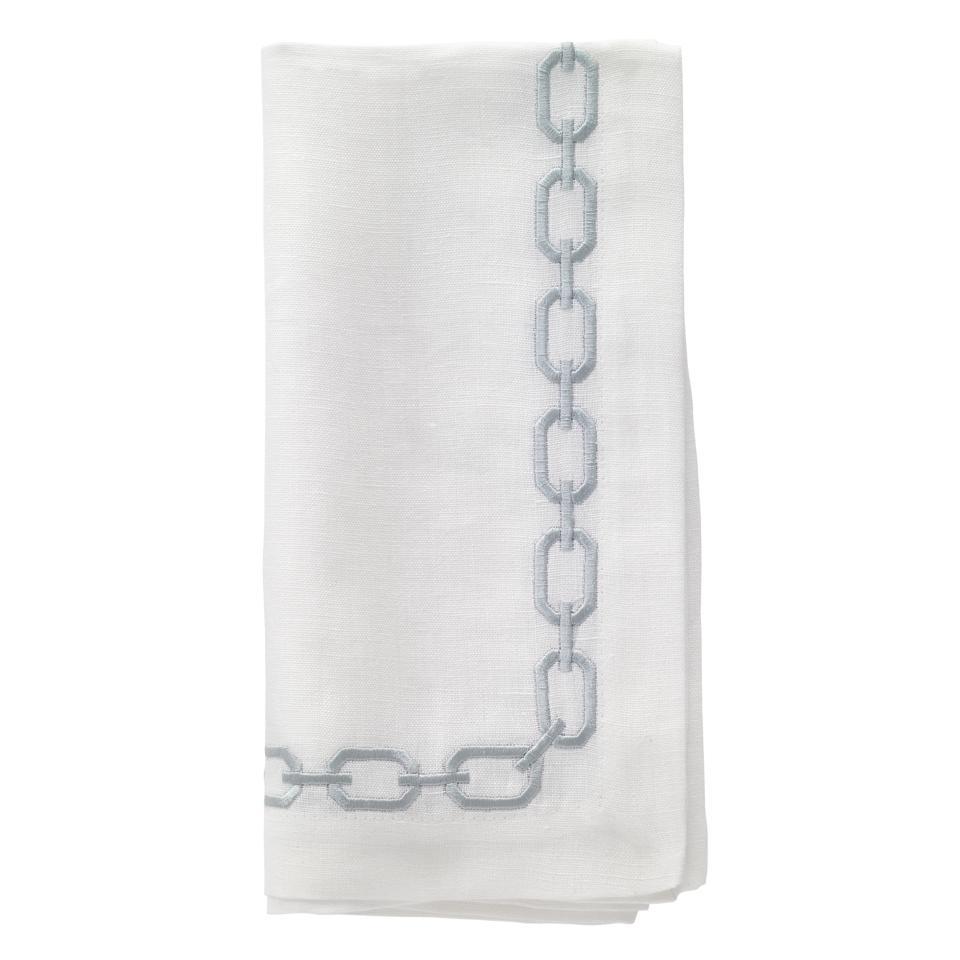 Celadon Embroidered Napkins set of 4