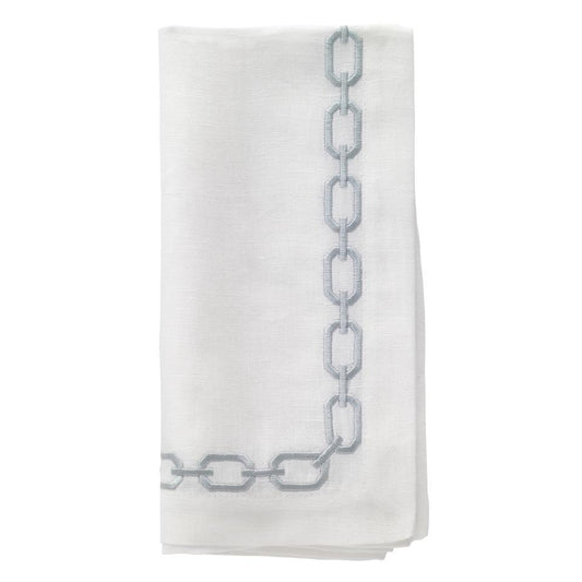 Celadon Embroidered Napkins set of 4