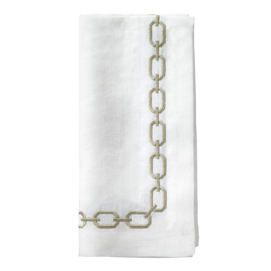 Gold Embroidered Napkins set of 4