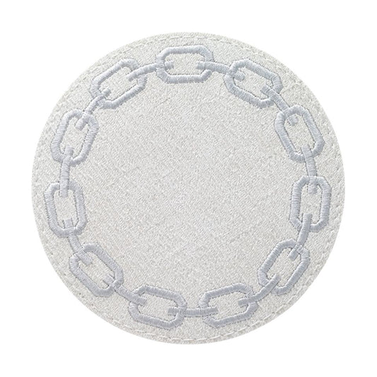 White/Silver Set of 4