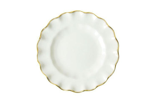Fluted Dessert Plate