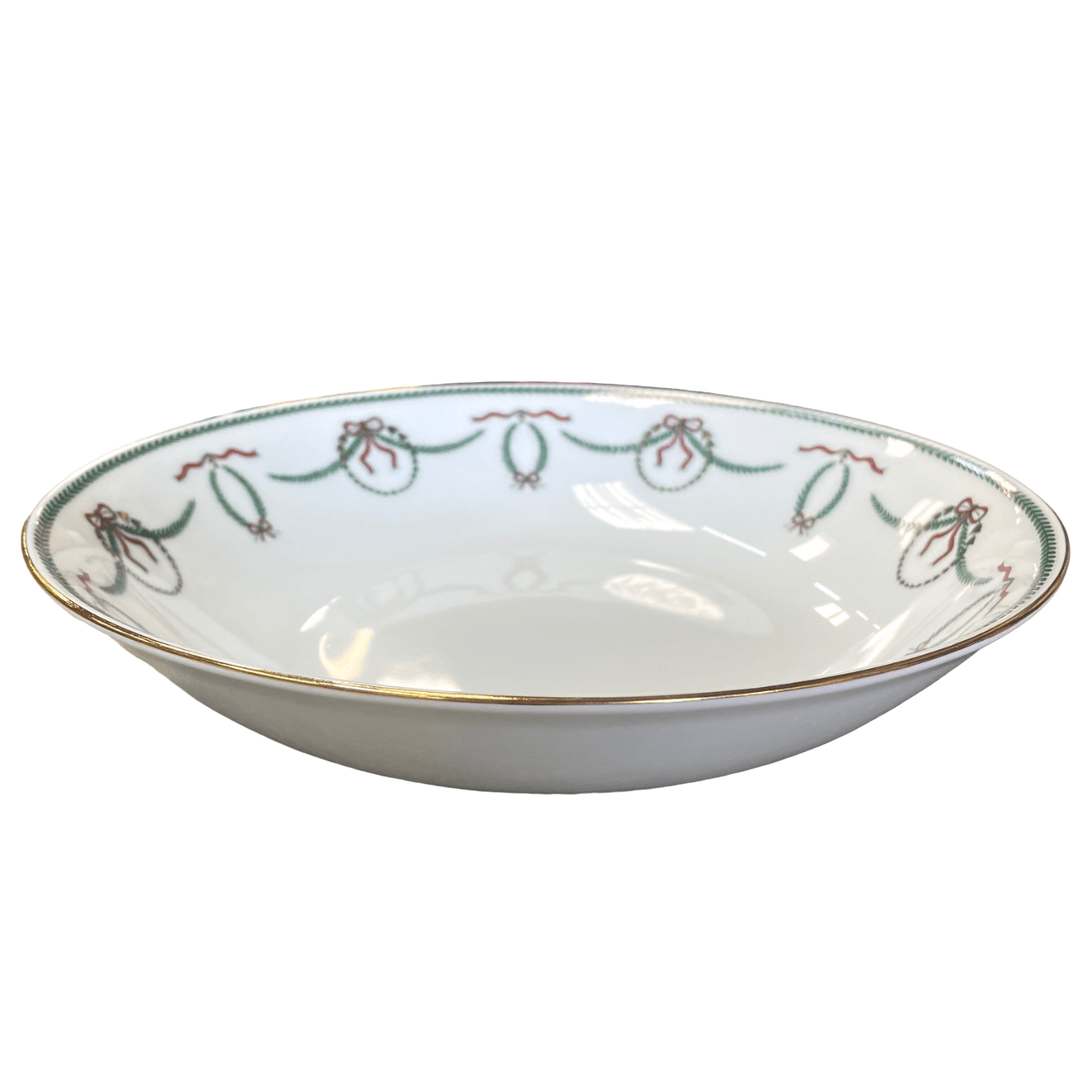 Round deep platter