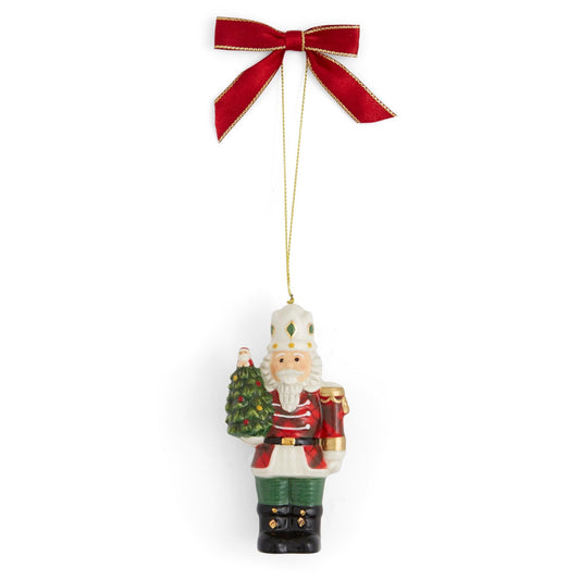 Tartan Nutcracker Ornament 4"
