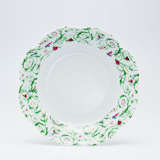Round deep platter
