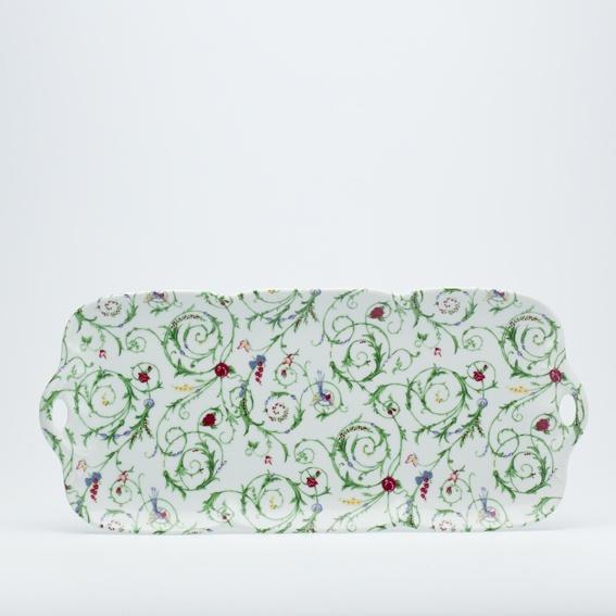 Rectangular cake platter