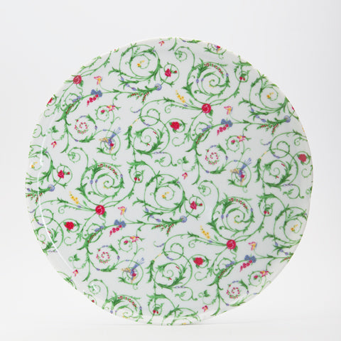 Round cake platter