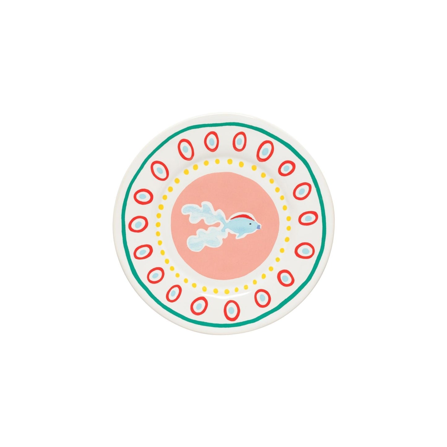 Salad/dessert plate, Guppy fish