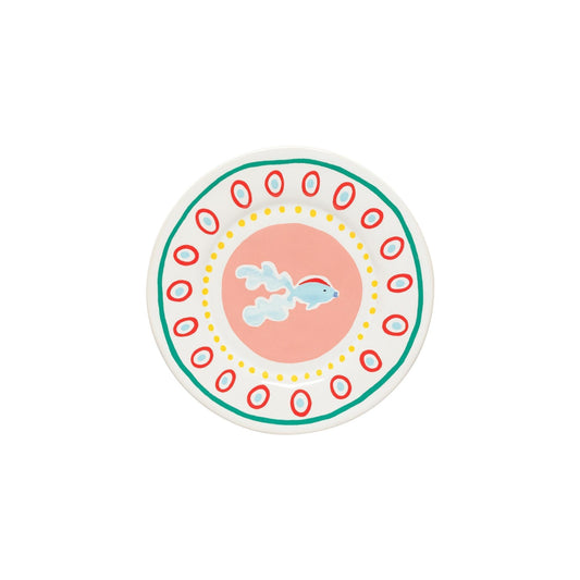 Salad/dessert plate, Guppy fish