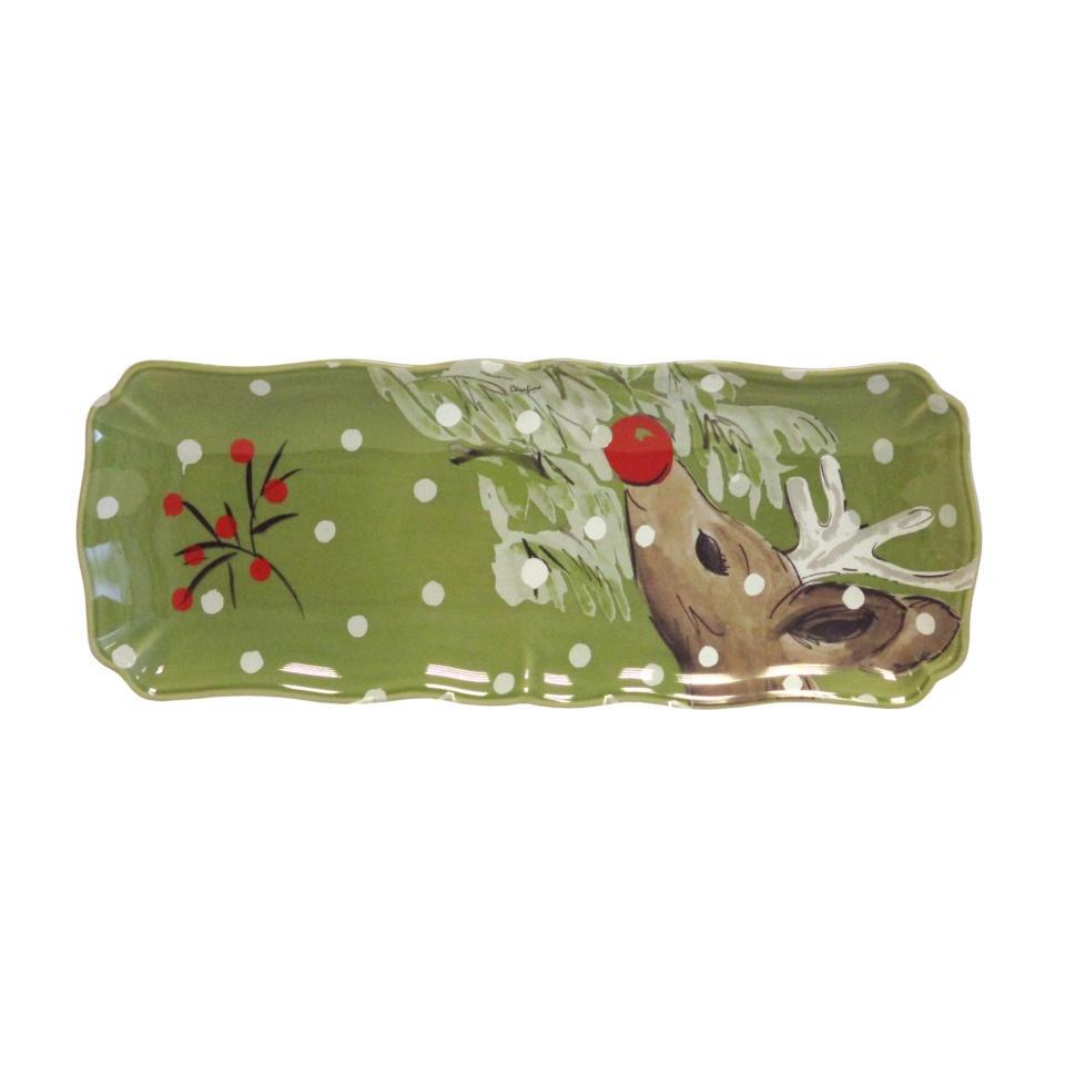 Rectangular Tray 18", Green