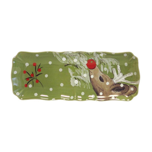Rectangular Tray 18", Green