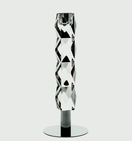 Candlestick With Metal Foot