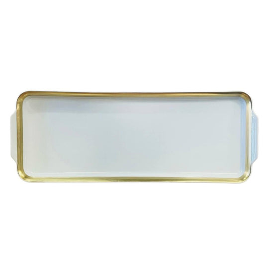 Rectangular cake platter
