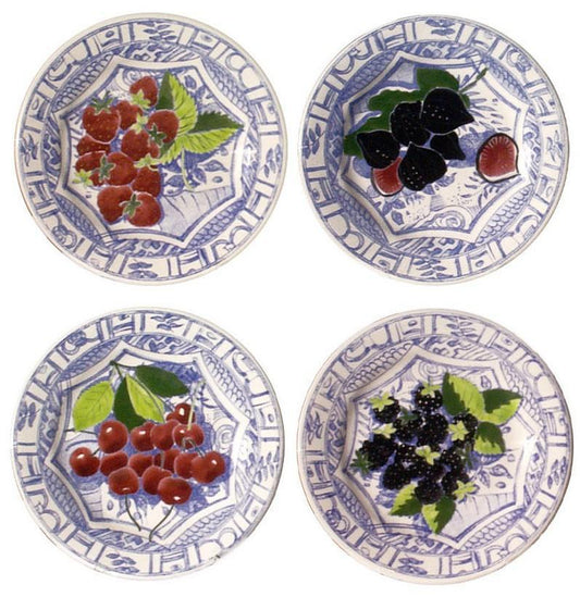 Dessert Plates, Set of 4 Assorted